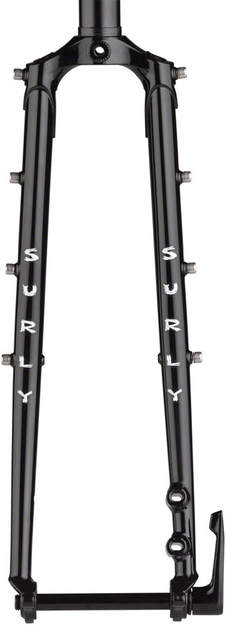 Surly Disc Trucker Fork - 700c 1-1/8" Straight 100x12 mm Thru-Axle Steel Disc BLK-Goodwynn'sGoodwynn's