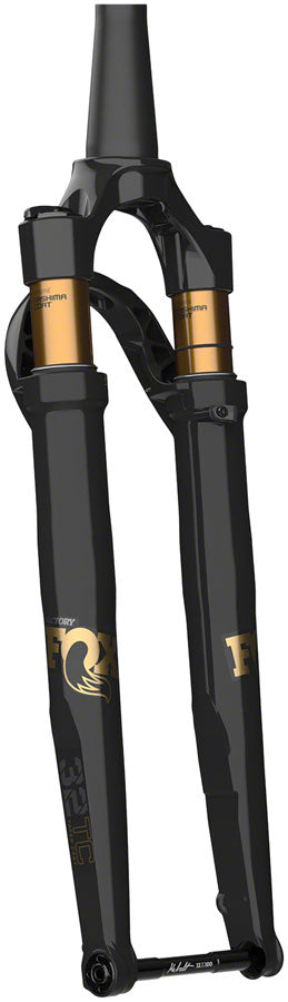 FOX 32 Taper-Cast Factory Suspension Fork - 700c 40 mm 12 x 100 mm Kabolt 45mm Offset GRIP SL Damper 3-Position Shiny BLK-Goodwynn'sGoodwynn's