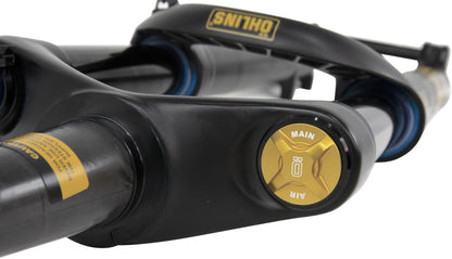 Ohlins RXC34 m.1 Suspension Fork - 29" 100mm 15mm x 110mm 44mm Offset Remote Actuated OTX14 Damper Carbon Unicrown Air Spring BLK