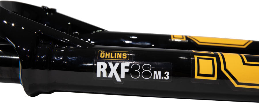 Ohlins RXF38 m.3 Suspension Fork - 29" 170mm 15mm x 110mm 44mm Offset TTX18 Damper Dual Adjust Air Spring Gloss BLK-Goodwynn'sGoodwynn's