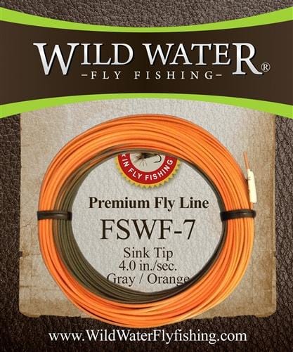 Wild Water Fly Fishing Weight Forward 7 Sinking Tip Fly Line-Goodwynn'sGoodwynn's