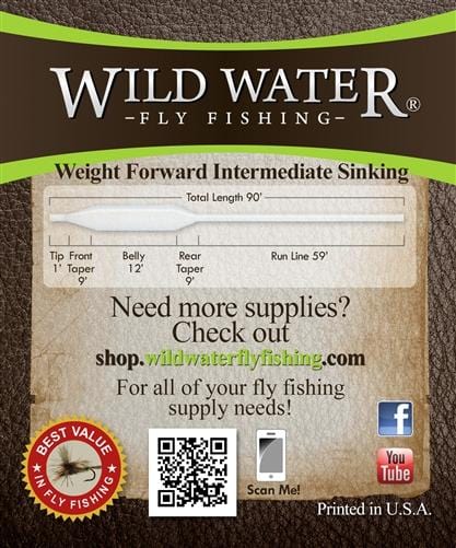 Wild Water Fly Fishing Weight Forward 4 Weight Clear Fly Line-Goodwynn'sGoodwynn's