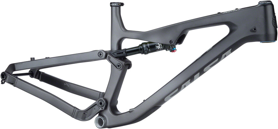 Salsa Rustler Carbon Frame - 27.5" Carbon Black/Gray Fade Small-Goodwynn'sGoodwynn's