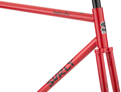 Surly Steamroller Frameset - 700c Steel Shag Carpet Orange 49cm