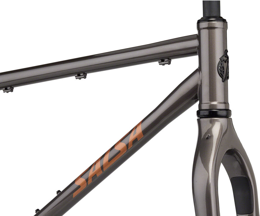 Salsa Fargo Frameset - 29" Steel Graphite Large