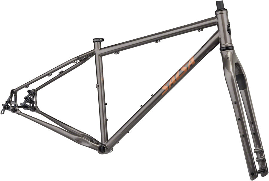 Salsa Fargo Frameset - 29" Steel Graphite X-Large