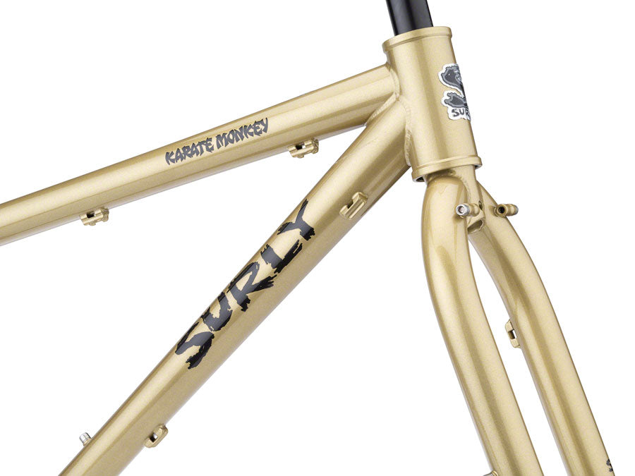 Surly Karate Monkey Frameset - 27.5" Steel Fools Gold X-Small-Goodwynn'sGoodwynn's