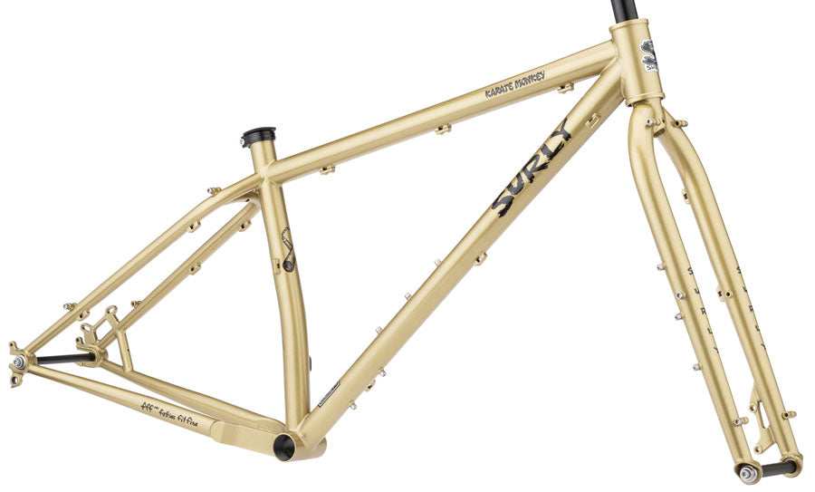 Surly Karate Monkey Frameset - 27.5" Steel Fools Gold X-Small-Goodwynn'sGoodwynn's