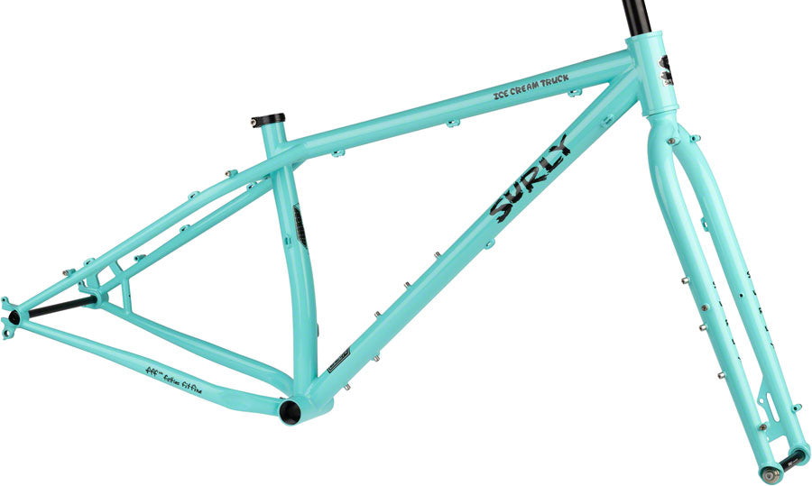 Surly Ice Cream Truck Fat Bike Frameset - 26" Steel Safety Mask Blue Small-Goodwynn'sGoodwynn's