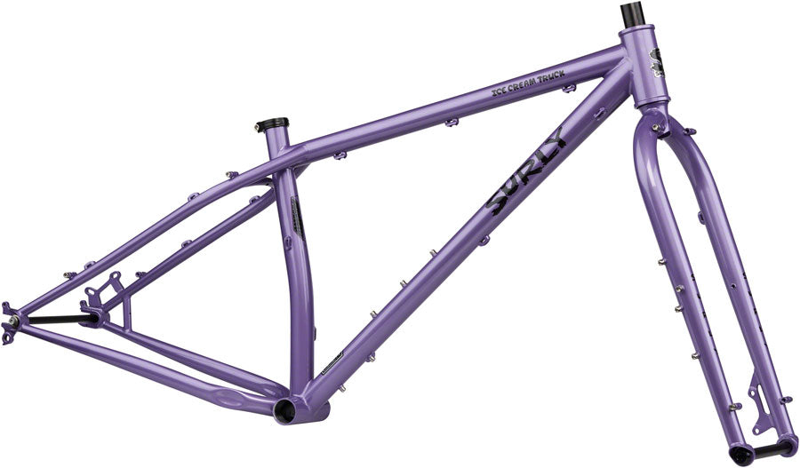 Surly Ice Cream Truck Frameset - 26" Steel Taro Milk Tea Medium-Goodwynn'sGoodwynn's