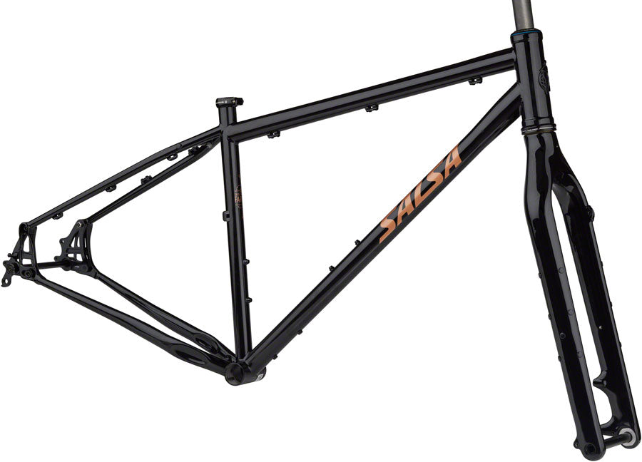 Salsa Fargo Frameset - 29" Steel Black X-Small-Goodwynn'sGoodwynn's