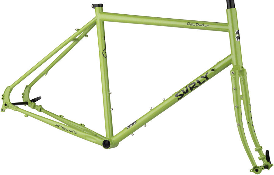Surly Disc Trucker Frameset - 26" Steel Pea Lime Soup 56cm-Goodwynn'sGoodwynn's