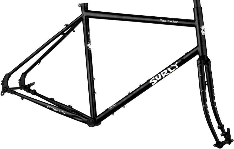 Surly Disc Trucker Frameset - 26" Steel Hi-Viz Black 42cm-Goodwynn'sGoodwynn's