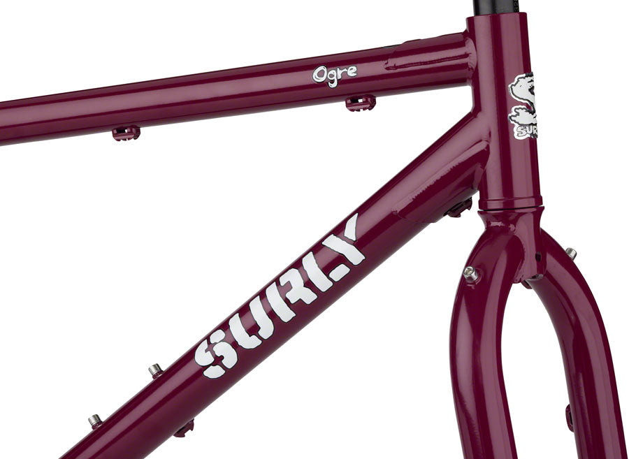 Surly Ogre Frameset - 29" Steel Fermented Plum Large-Goodwynn'sGoodwynn's