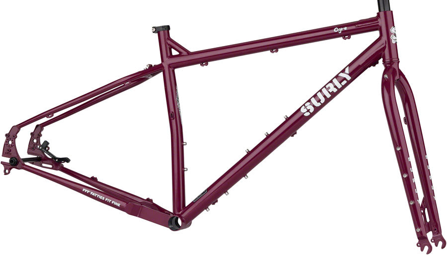 Surly Ogre Frameset - 29" Steel Fermented Plum Small-Goodwynn'sGoodwynn's