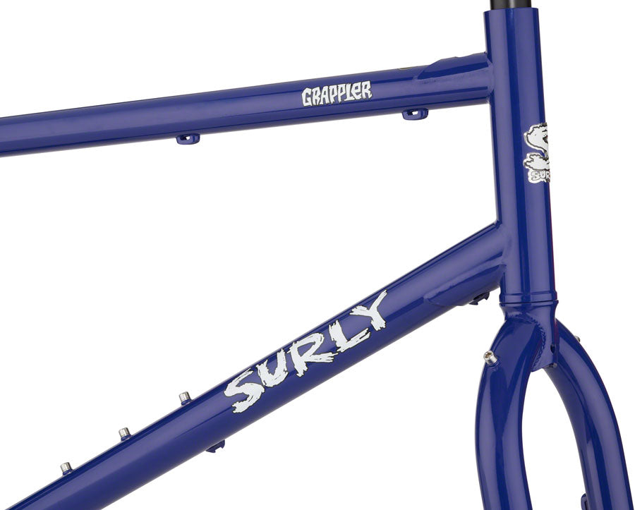 Surly  Grappler Frameset - 27.5 Steel Subterranean Homesick Blue Large-Goodwynn'sGoodwynn's