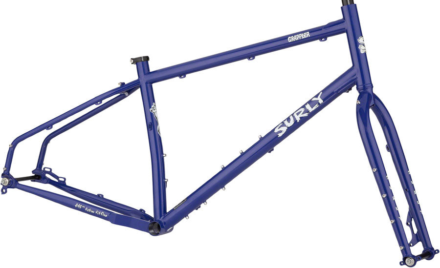 Surly  Grappler Frameset - 27.5 Steel Subterranean Homesick Blue X-Small-Goodwynn'sGoodwynn's