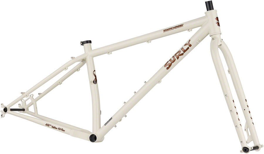 Surly Karate Monkey Frameset - 27.5" Steel Snow Mold White Small-Goodwynn'sGoodwynn's