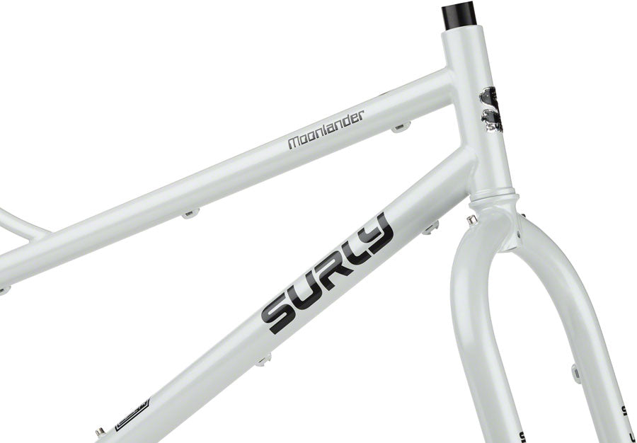 Surly Moonlander Fat Tire Bike Frameset - 24" Steel Lunar Dust Gray Medium-Goodwynn'sGoodwynn's