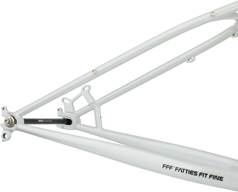 Surly Moonlander Fat Tire Bike Frameset - 24" Steel Lunar Dust Gray Large-Goodwynn'sGoodwynn's