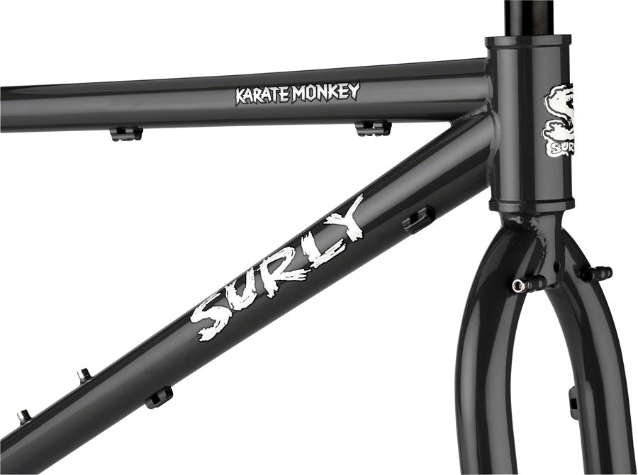 Surly Karate Monkey Frameset - 27.5" Steel Hi-Viz Black X-Small-Goodwynn'sGoodwynn's