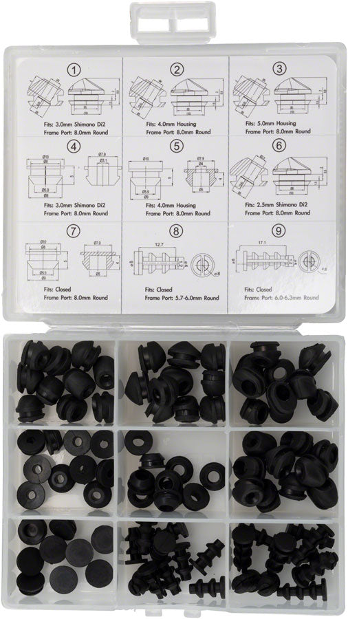 Jagwire Frame Plug Combo Box for Housing Di2 and Closed-Type-Goodwynn'sGoodwynn's