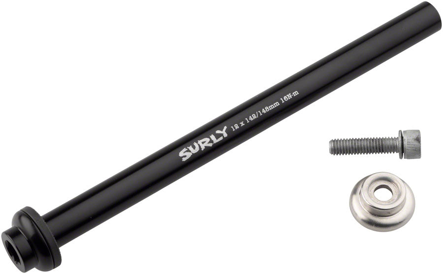 Surly Rear Thru-Axle - 12x142/148 mm Chromoly Black-Goodwynn'sGoodwynn's