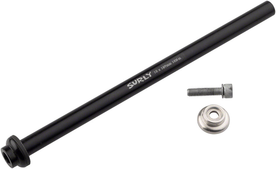 Surly Rear Thru-Axle - 12x197 mm Chromoly Black-Goodwynn'sGoodwynn's