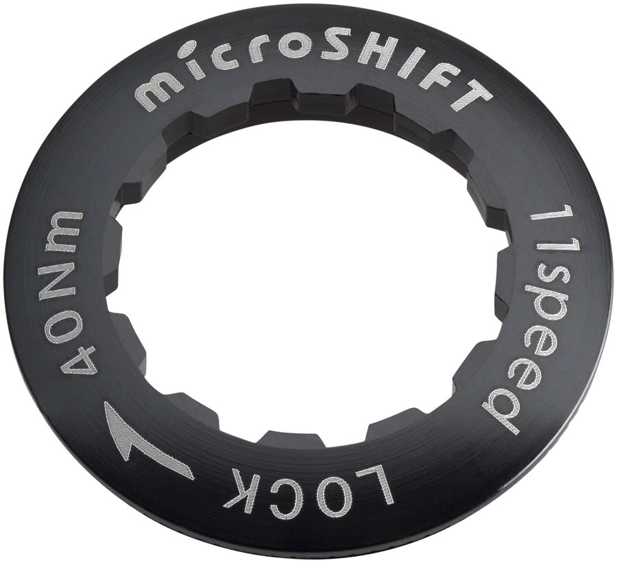microSHIFT Cassette Lockring - Alloy Black-Goodwynn'sGoodwynn's