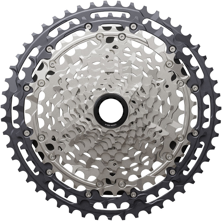 Shimano Deore XT CS-M8200-12 Cassette - 12-Speed 10-51t Hyperglide+ Micro Spline Gray/Silver-Goodwynn'sGoodwynn's