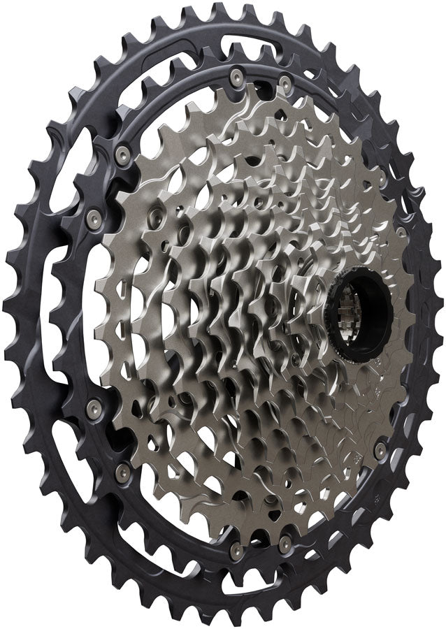 Shimano Deore XT CS-M8200-12 Cassette - 12-Speed 9-45t Hyperglide+ Micro Spline Gray/Silver-Goodwynn'sGoodwynn's