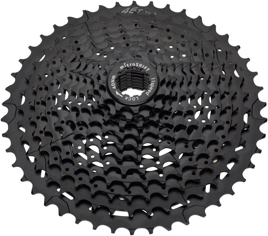 microSHIFT H11 Cassette - 11 Speed 11-42t Black ED Coated-Goodwynn'sGoodwynn's