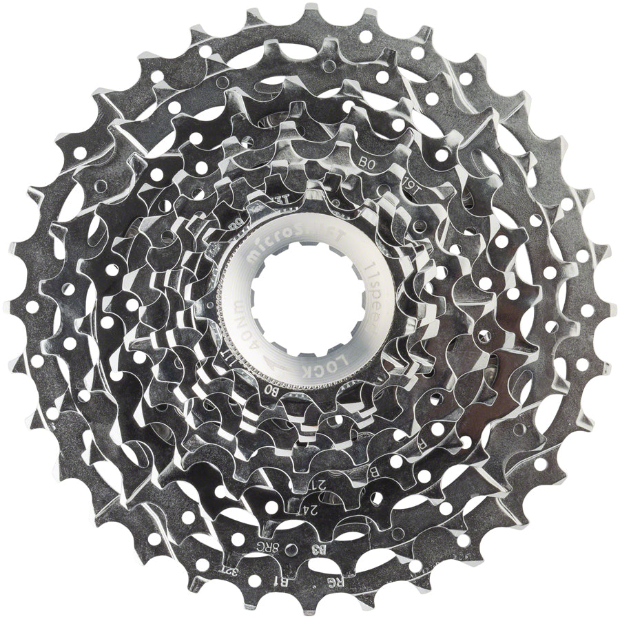 microSHIFT G11 Cassette - 11 Speed 11-32T Silver Chrome Plated With Spider-Goodwynn'sGoodwynn's