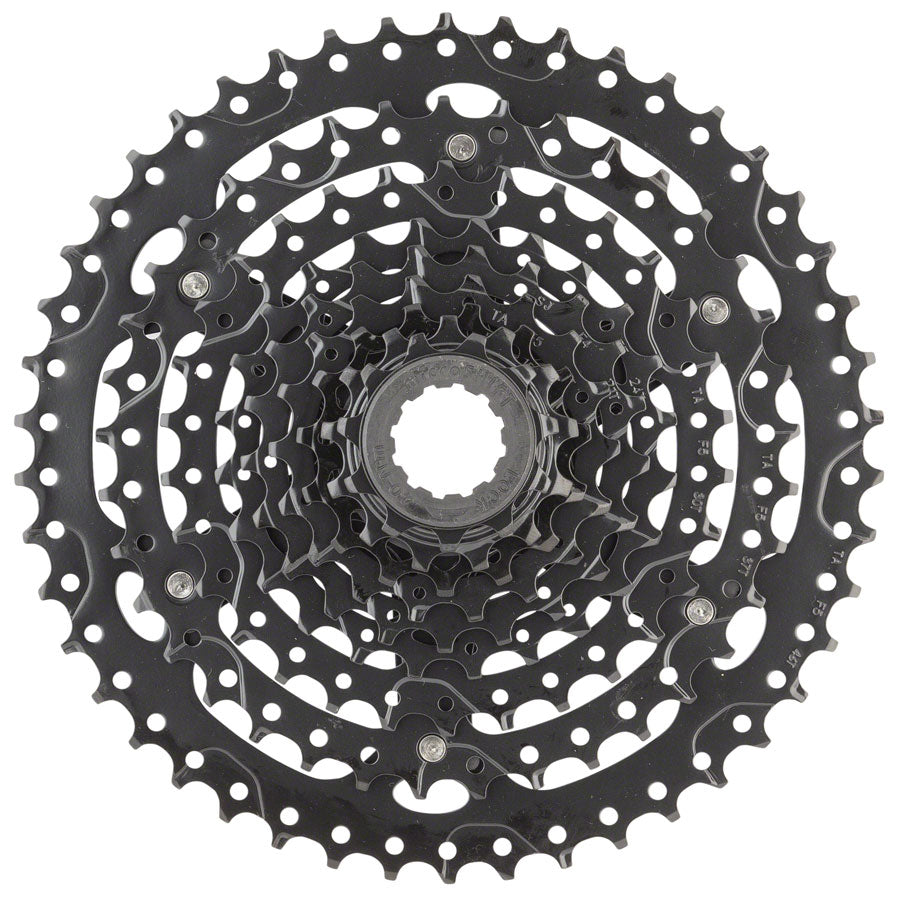 microSHIFT ADVENT Cassette - 9 Speed 11-46T ED Black Hardened Steel Cogs-Goodwynn'sGoodwynn's
