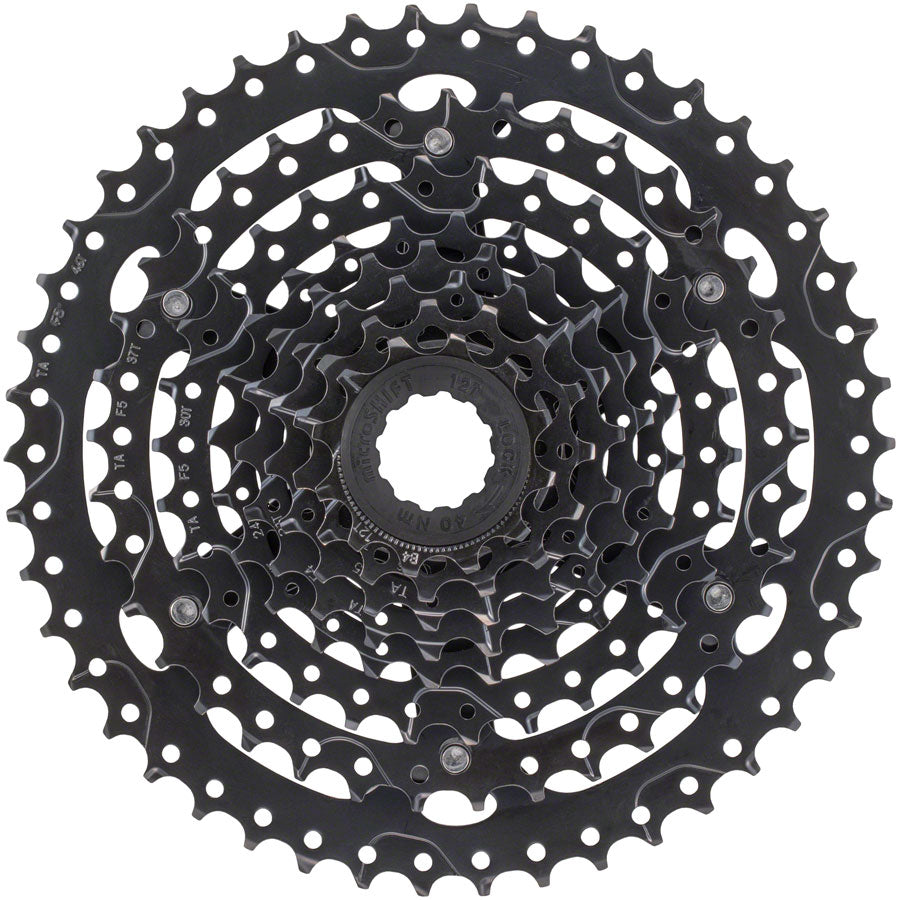 microSHIFT Acolyte Cassette - 8 Speed 12-46t Black ED Coated-Goodwynn&#39;sGoodwynn&#39;s