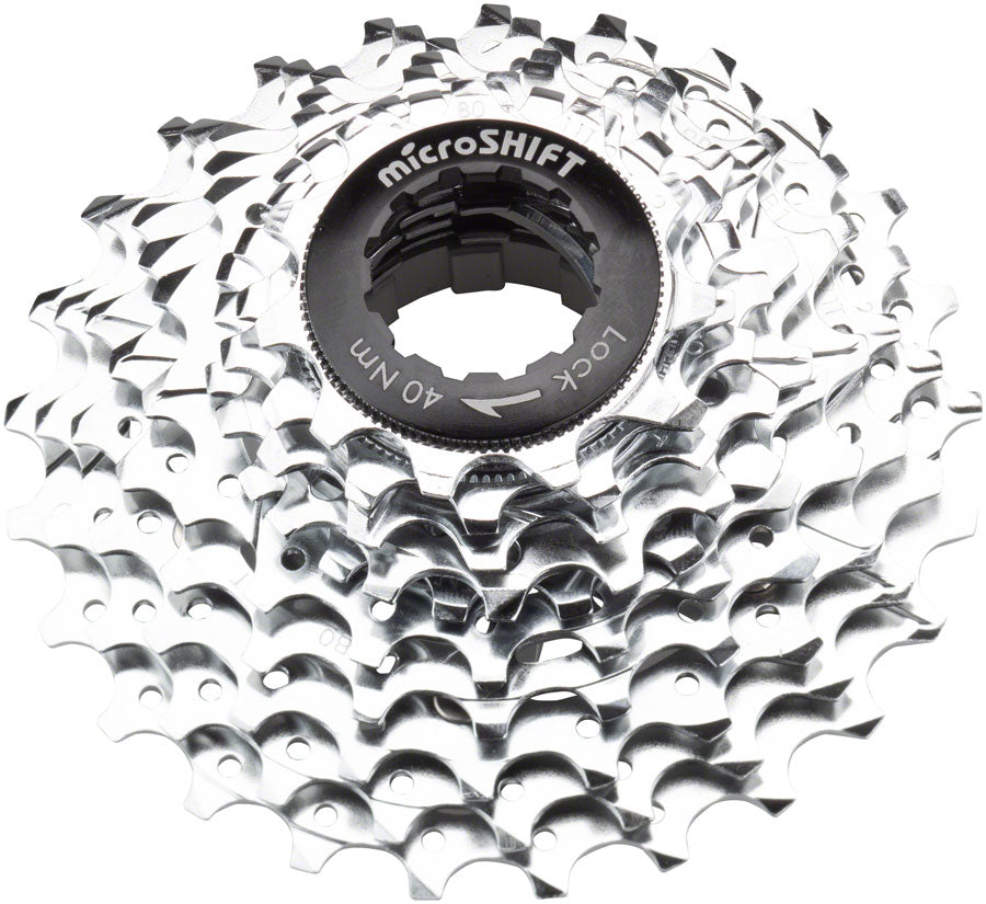 microSHIFT G10 Cassette - 10 Speed 11-25t Silver Chrome Plated With Spider-Goodwynn'sGoodwynn's