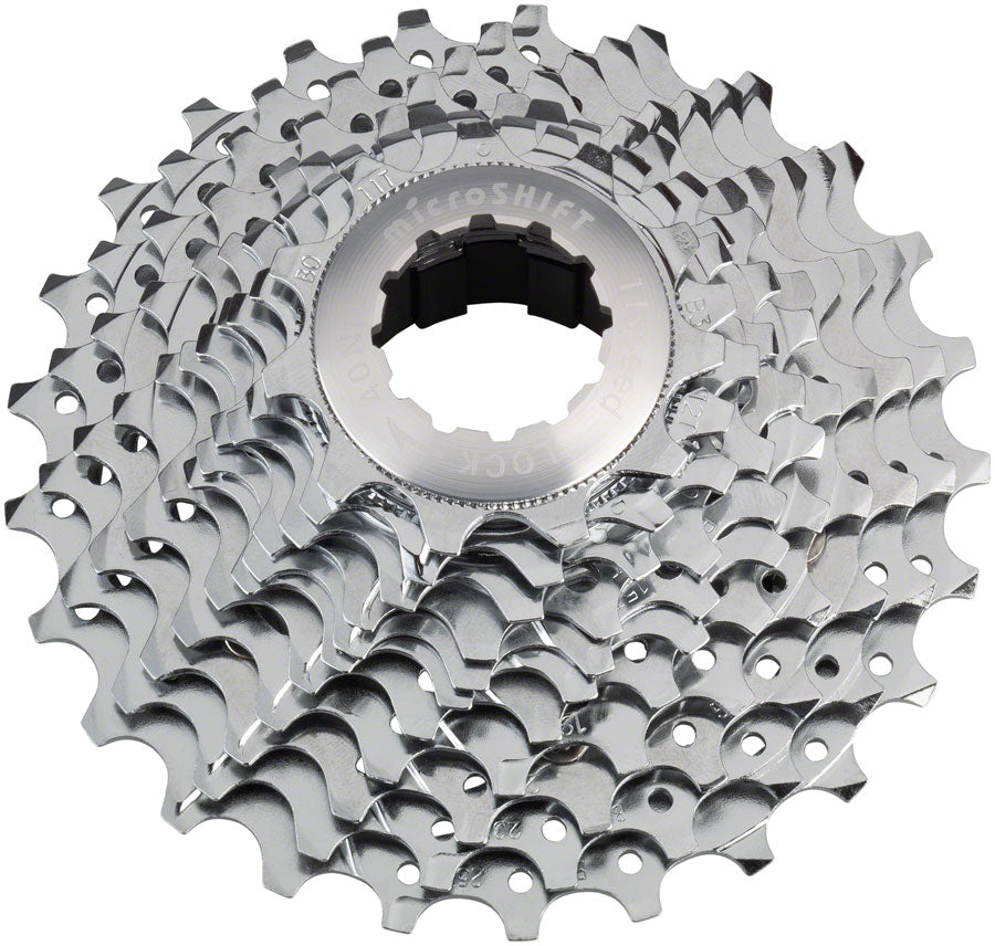 microSHIFT G11 Cassette - 11 Speed 11-25t Chrome Plated With Spider-Goodwynn'sGoodwynn's