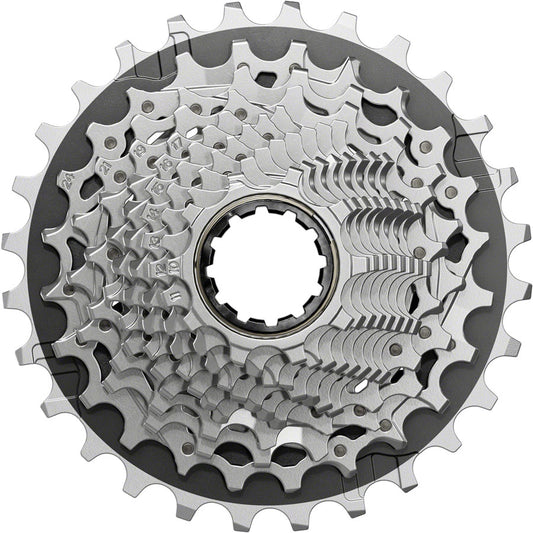 SRAM Force XG-1270 Cassette - 12-Speed 10-28t Silver For XDR Driver Body E1-Goodwynn's
