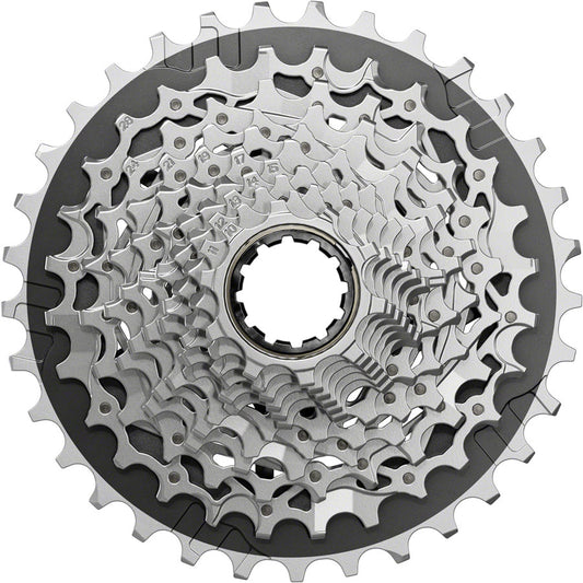 SRAM Force XG-1270 Cassette - 12-Speed 10-33t Silver For XDR Driver Body E1-Goodwynn's