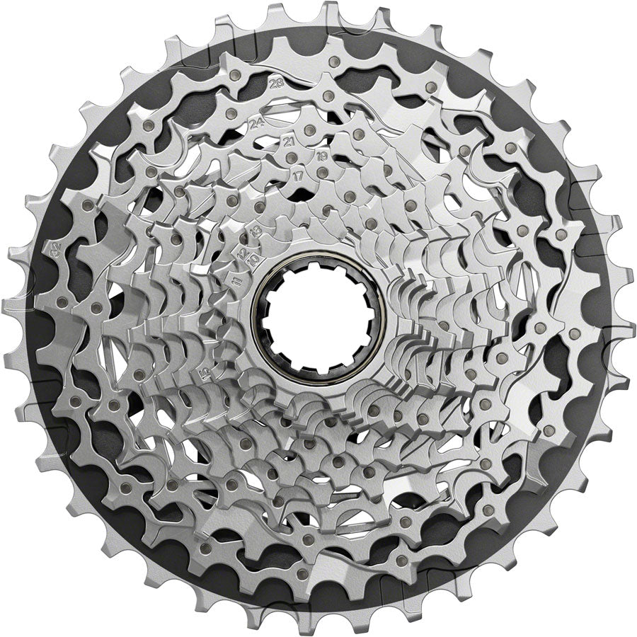 SRAM Force XG-1270 Cassette - 12-Speed 10-36t Silver For XDR Driver Body E1-Goodwynn'sGoodwynn's