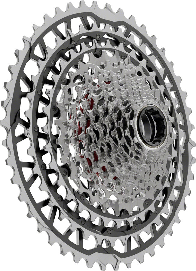 SRAM Force XPLR XG-1371 Cassette - 13-Speed 10-46t For XDR Driver Silver E1-Goodwynn'sGoodwynn's