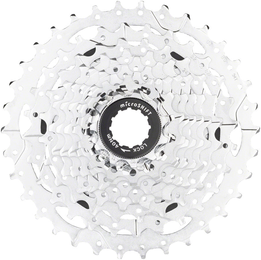 microSHIFT H11 Cassette - 11 Speed 11-34T Silver Chrome Plated-Goodwynn'sGoodwynn's