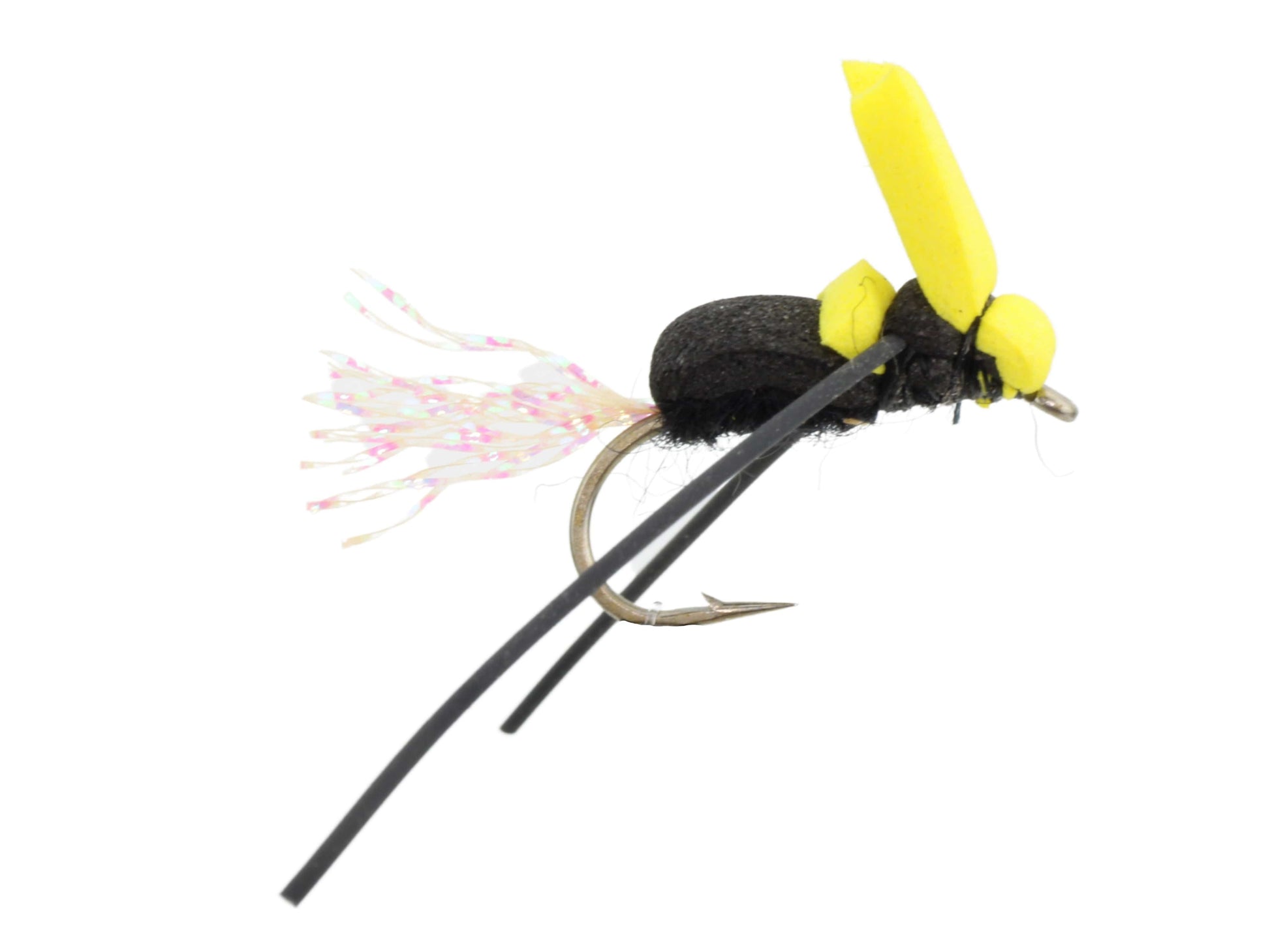 Wild Water Fly Fishing Foam Bumblebee, Size 12 Qty. 6-Goodwynn'sGoodwynn's