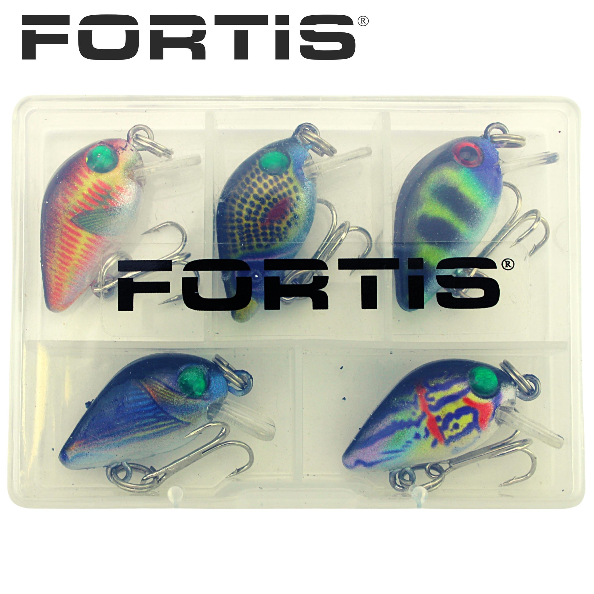 Fortis Mini Crankbait Assortment 1 with 5 Mini Crankbait Lures-Goodwynn'sGoodwynn's