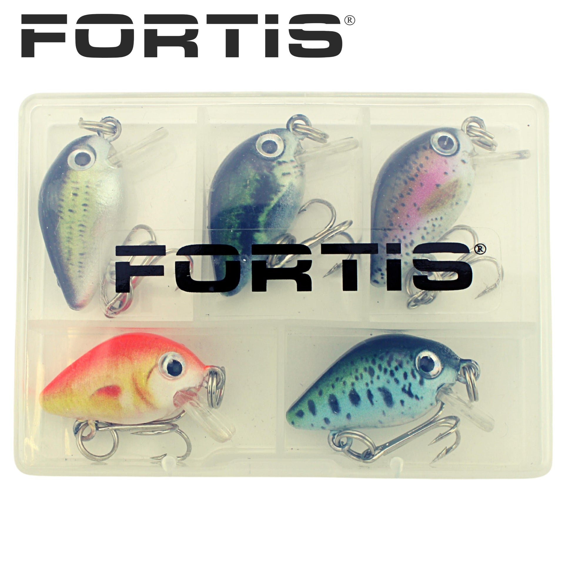 Fortis Mini Crankbait Assortment 3 with 5 Mini Crankbait Lures-Goodwynn'sGoodwynn's