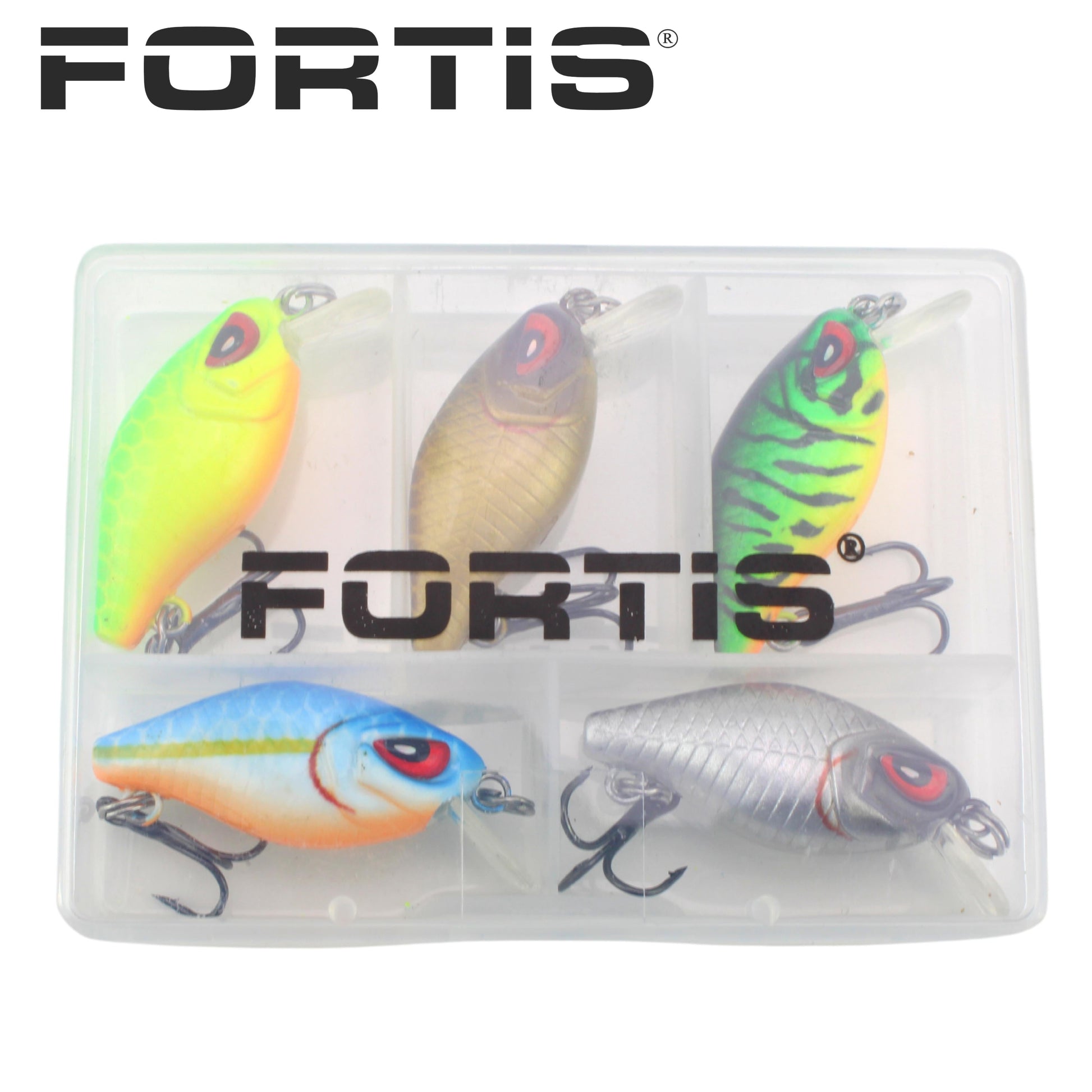 Fortis Mini Crankbait Assortment 4 with 5 Mini Crankbait Lures-Goodwynn'sGoodwynn's