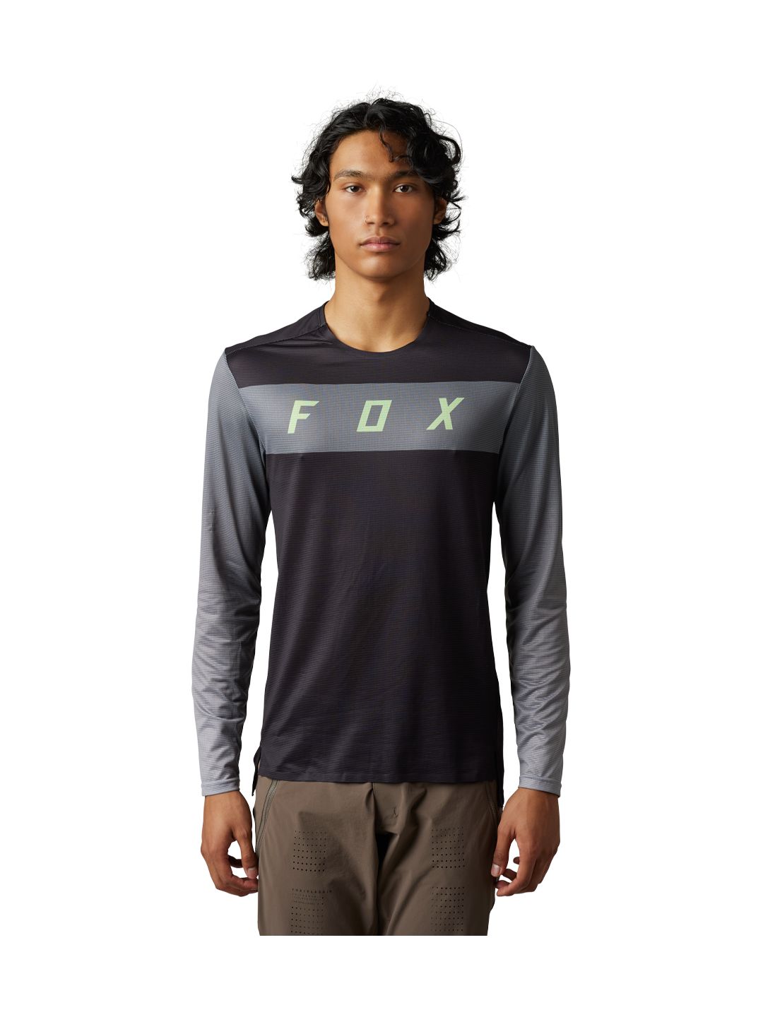Jersey Fox Racing Flexair Arcadia LS Small Black/Grey-Goodwynn'sGoodwynn's