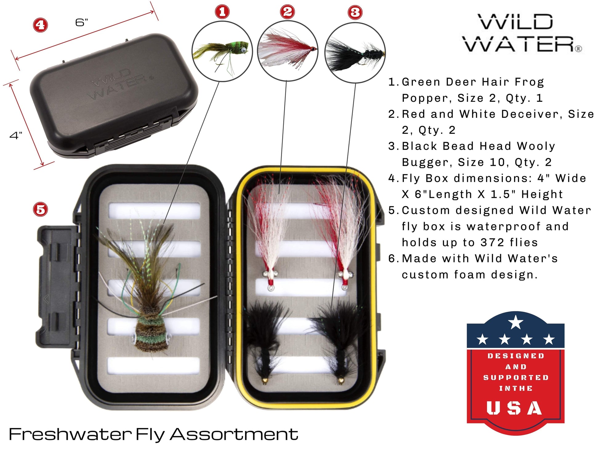 Wild Water Fly Fishing Combo for Bass and Pike, 11 ft 7 wt Switch Rod-Goodwynn'sGoodwynn's