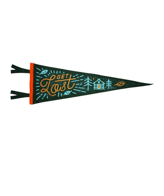 Get Lost Pennant •  Lost Lust Supply x Oxford Pennant Original-Goodwynn's