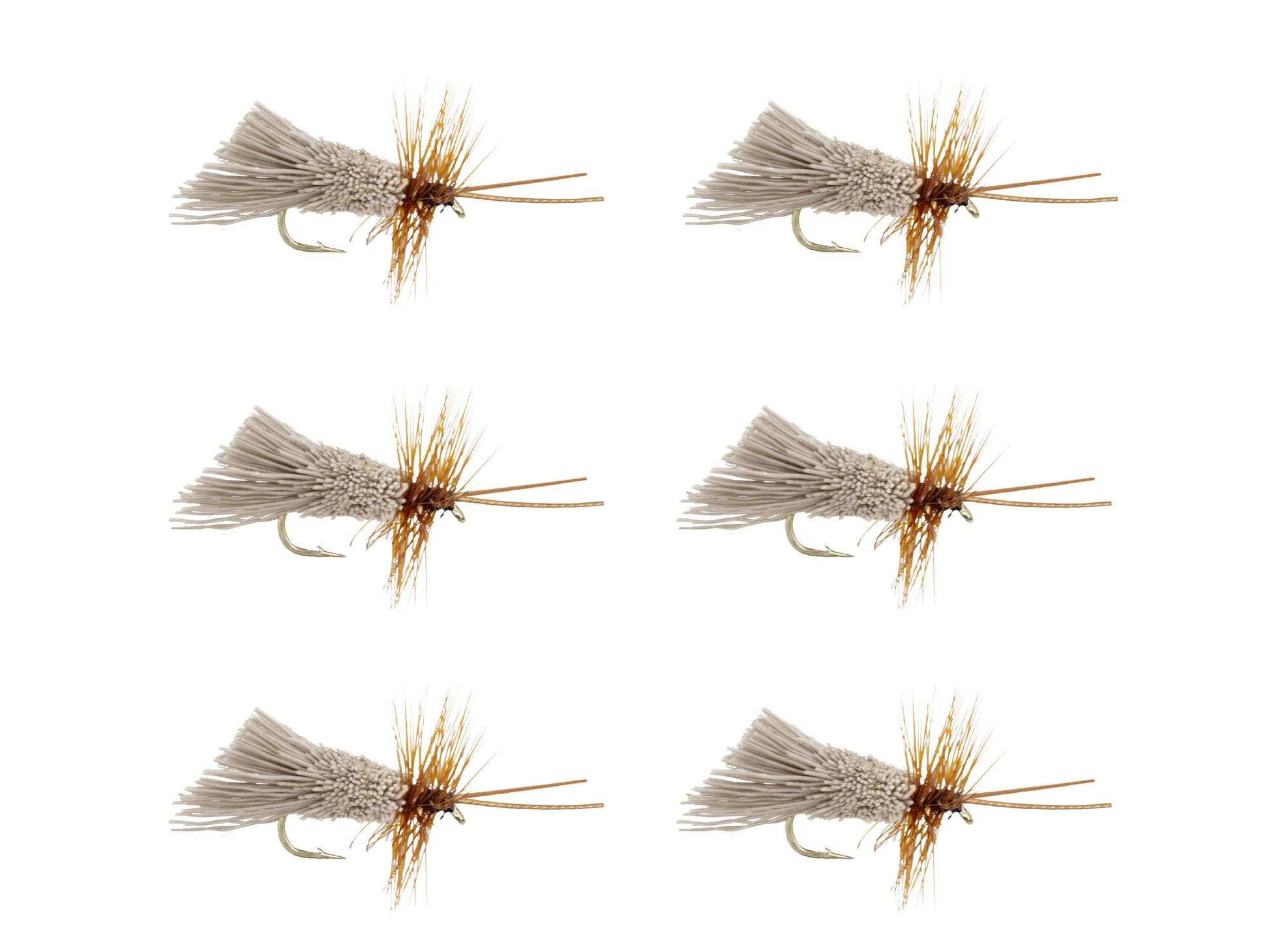Wild Water Fly Fishing Goddard Natural Caddis, Size 12, Qty. 6-Goodwynn'sGoodwynn's